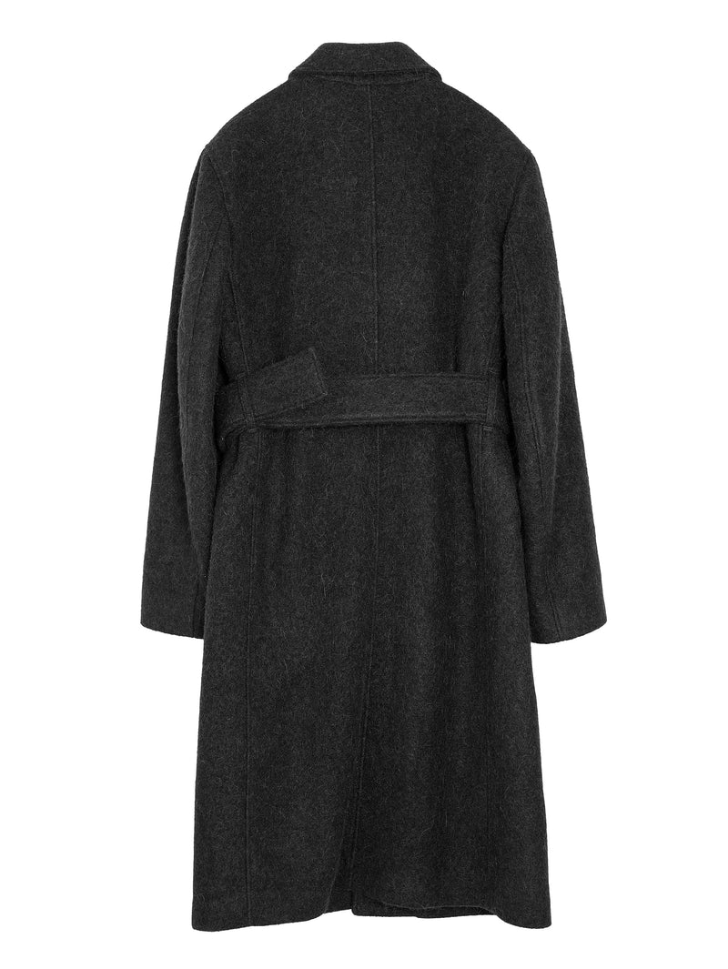 Belted Tailored Coat Black
