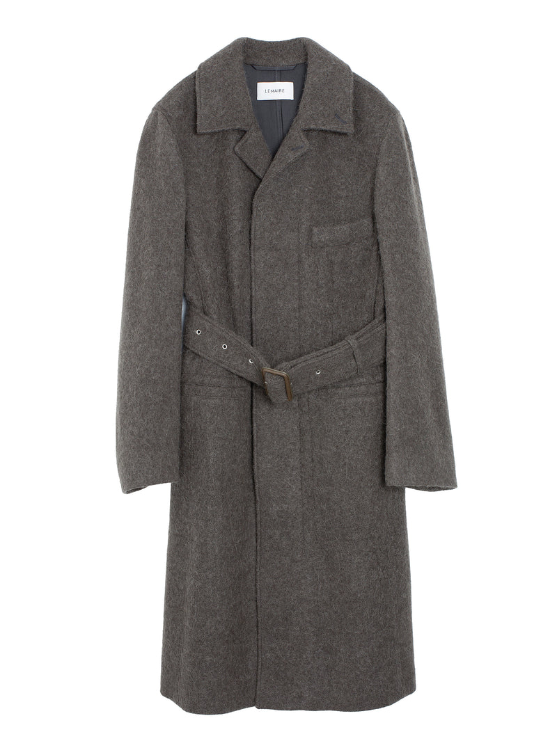Belted Tailored Coat Dark Khaki