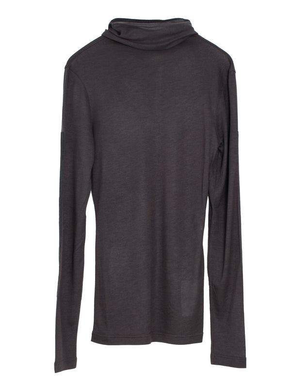 Foulard Top With Patchs Coal