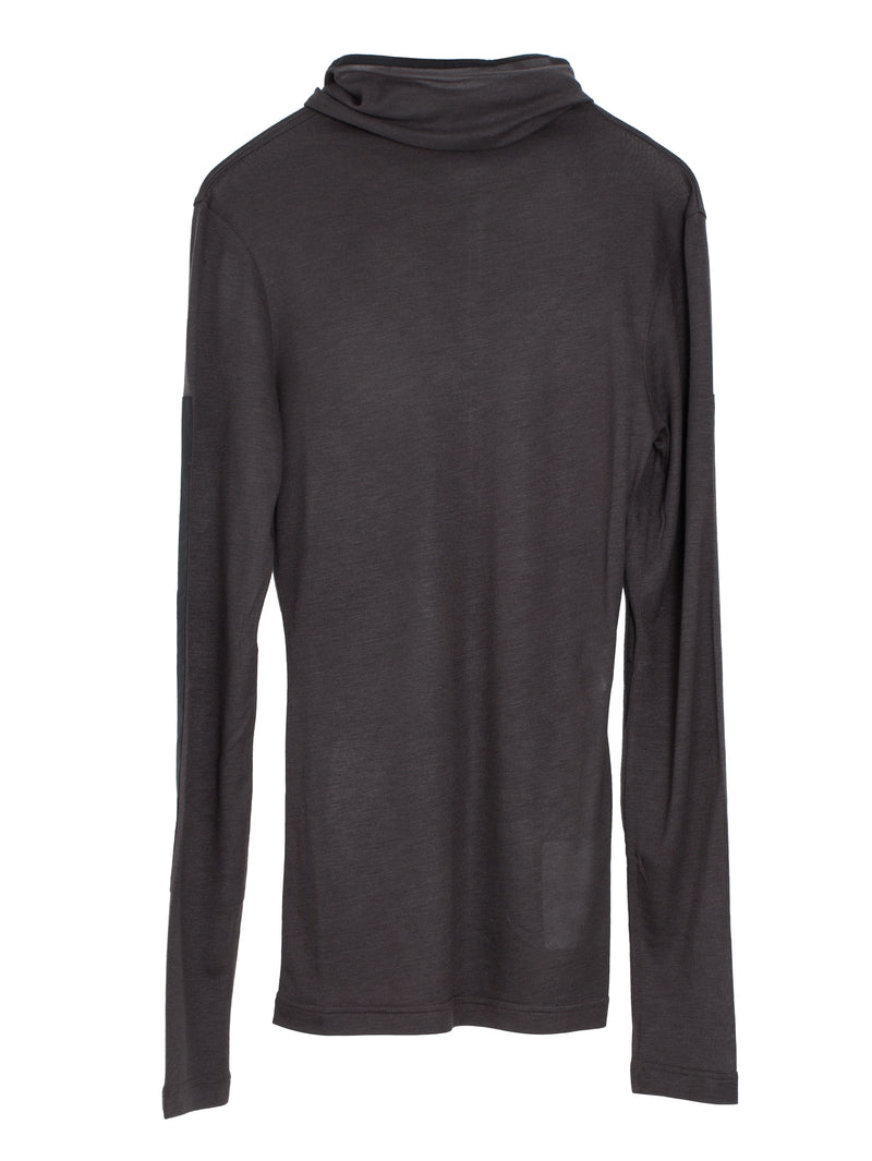 Foulard Top With Patchs Coal