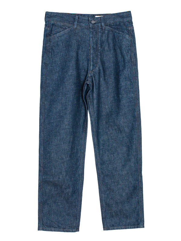 Lemaire Curved 5 Pocket Pants Denim Blue