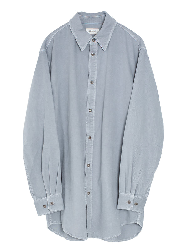 Relaxed Shirt Snowy Blue Grey