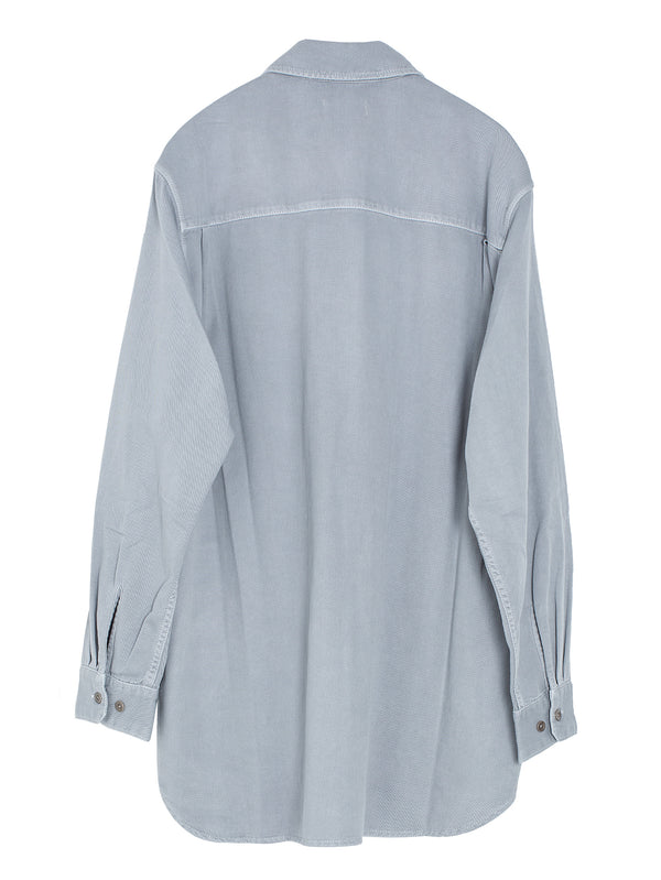 Relaxed Shirt Snowy Blue Grey