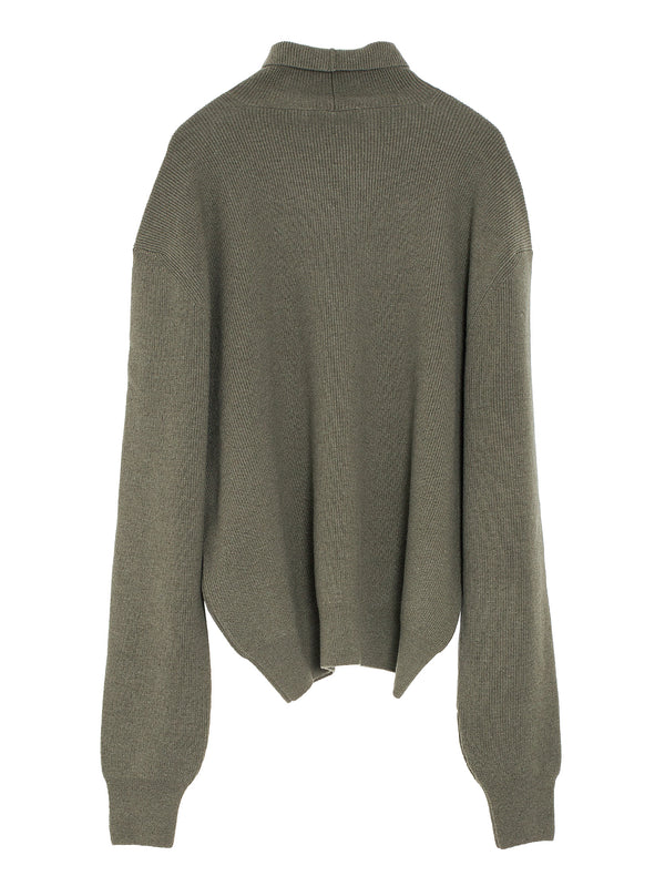 Turtleneck Jumper Light Moss