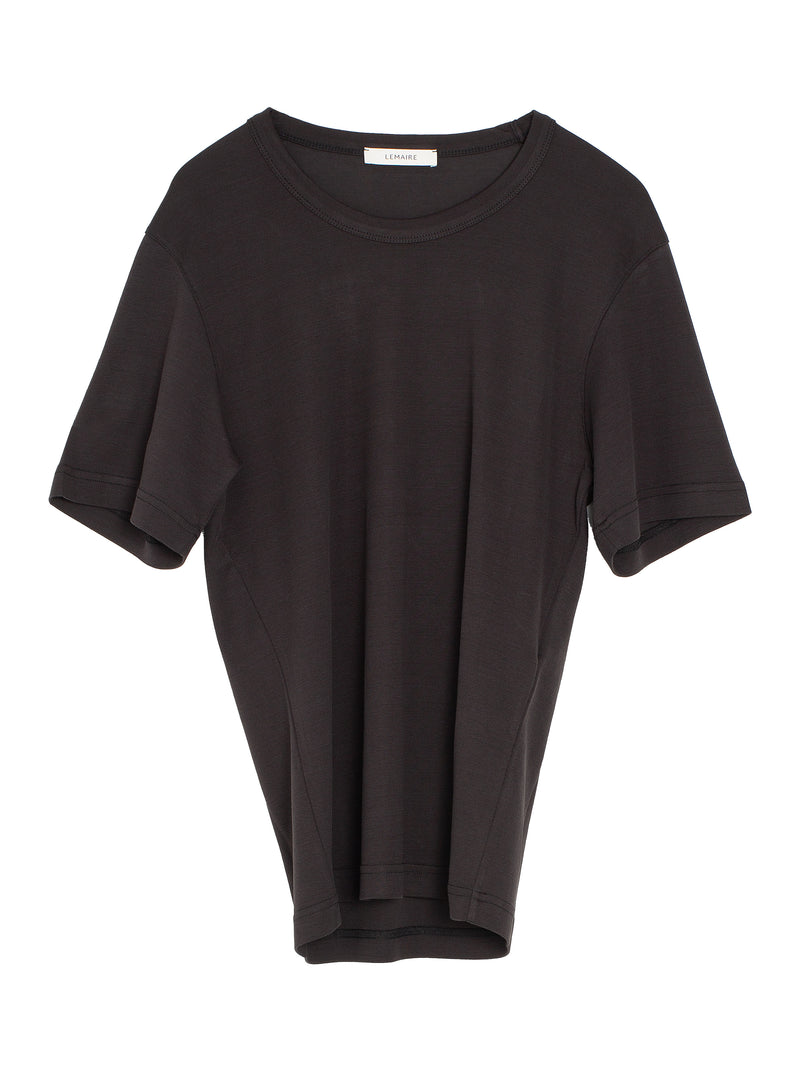 Rib T-Shirt Squid Ink