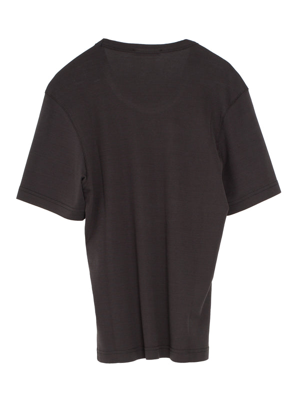 Rib T-Shirt Squid Ink