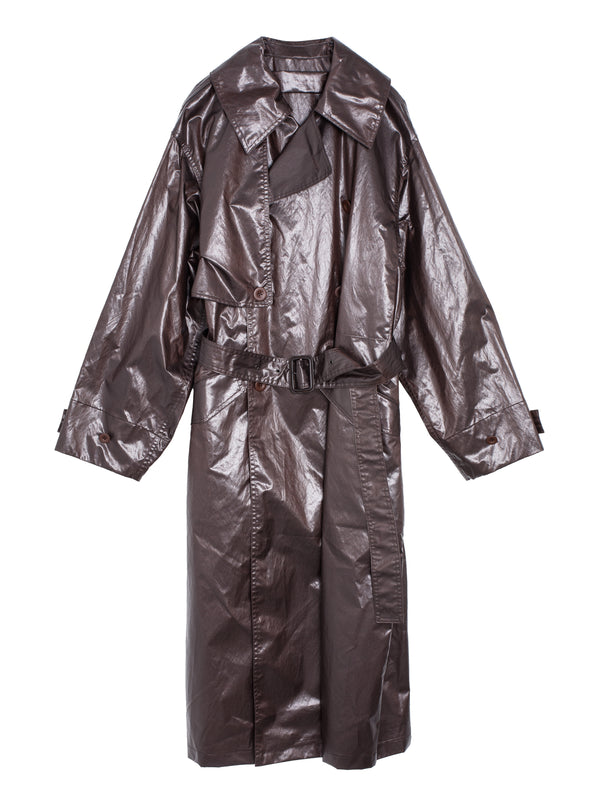 Trench Coat Dark Cherry