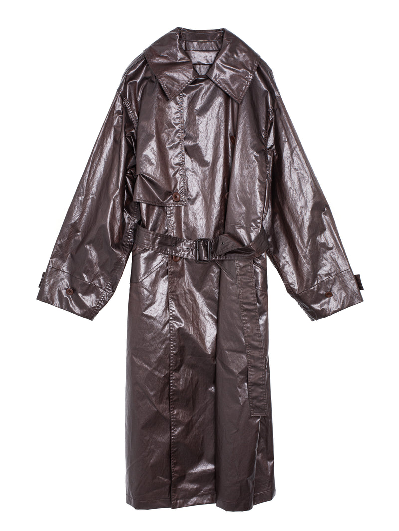 Trench Coat Dark Cherry