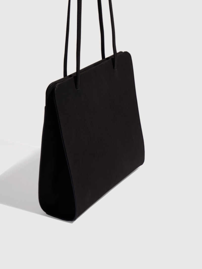 Lisse Bag Nubuck Noir