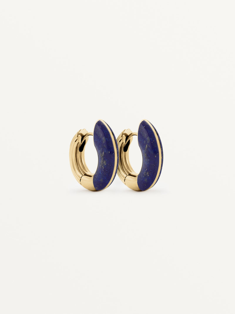 Locus Solus Hoops Earrings Lapis Lazuli