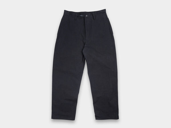 R0P4 Wide Pants Black Wax