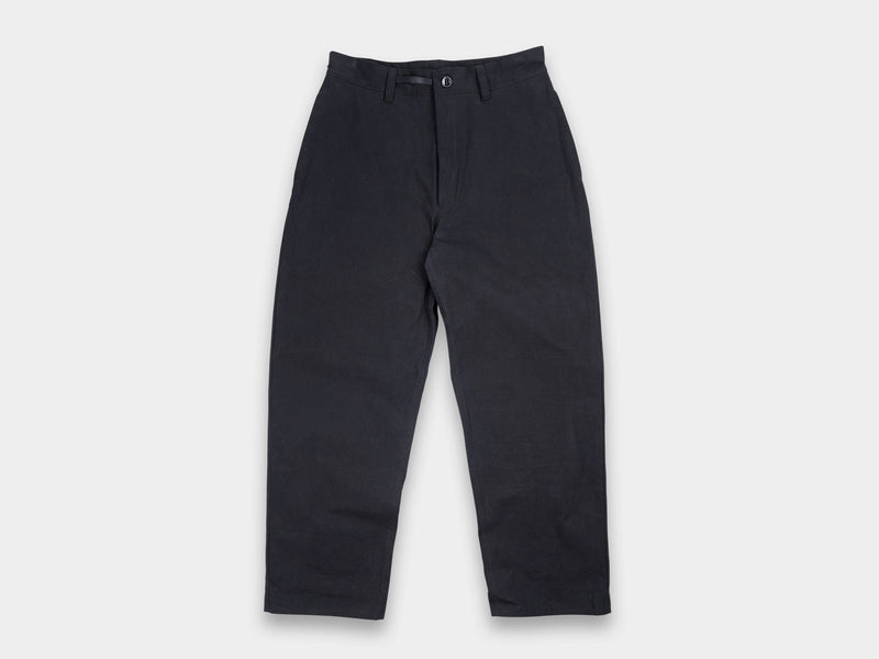R0P4 Wide Pants Black Wax