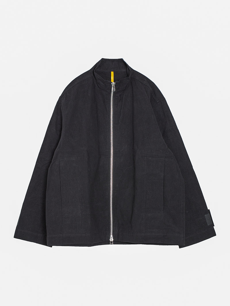 R18S7 Block Jacket Black Wax
