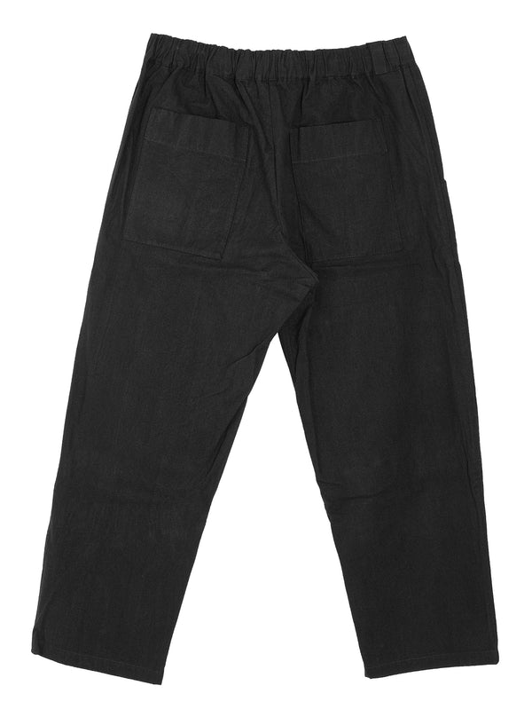 R0P6 Black Wash Trousers