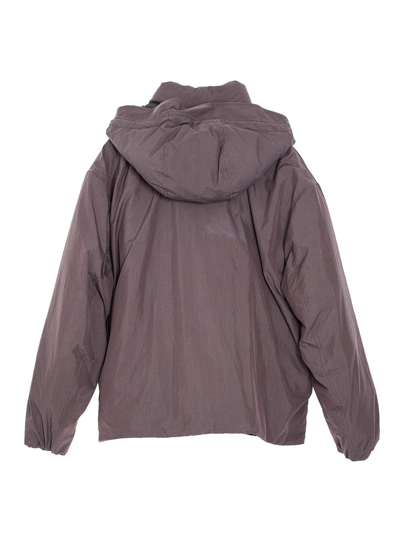 Hooded Puffer Blouson Espresso