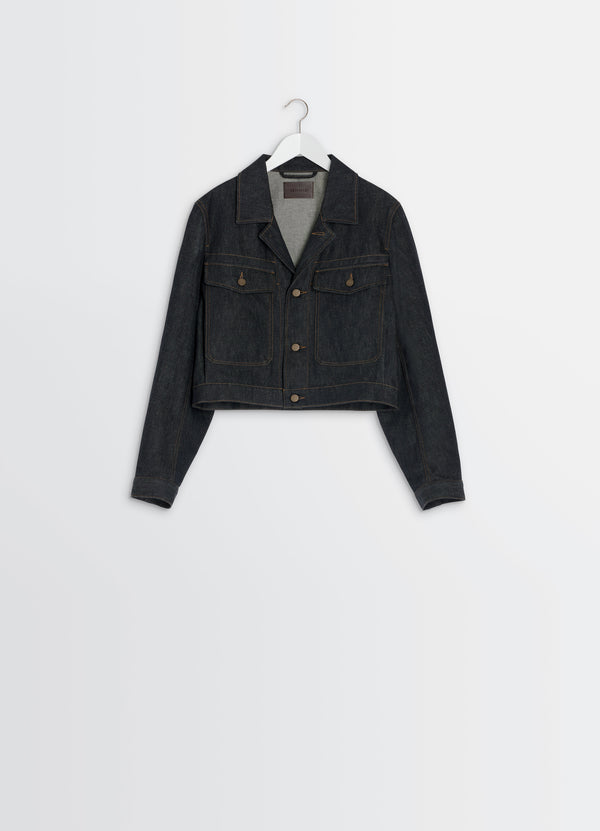 Cropped Blouson Slate