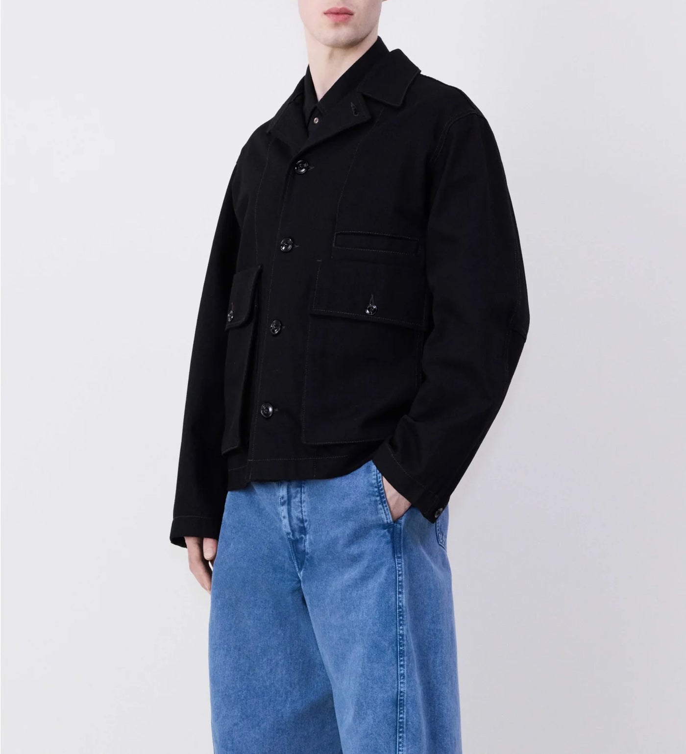 Lemaire Boxy Jacket Black – Opia