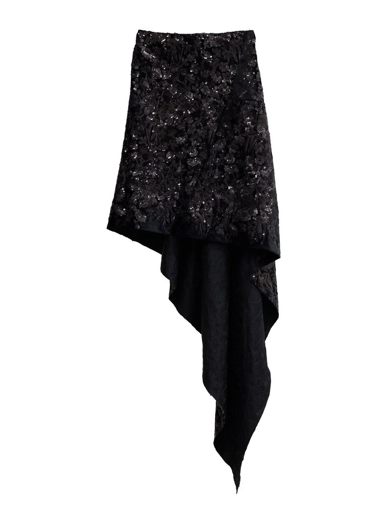 Cascata Skirt Black