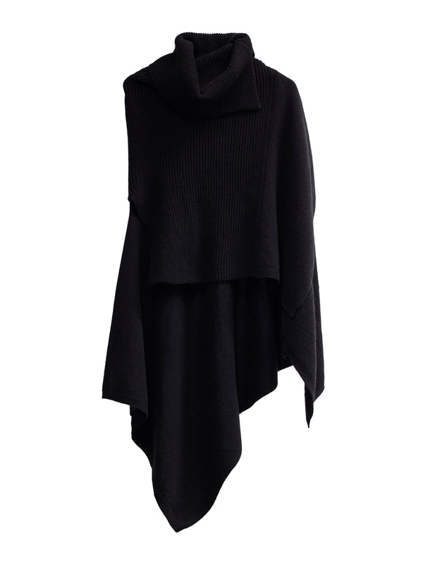 Mistero Ponchoskirt Black