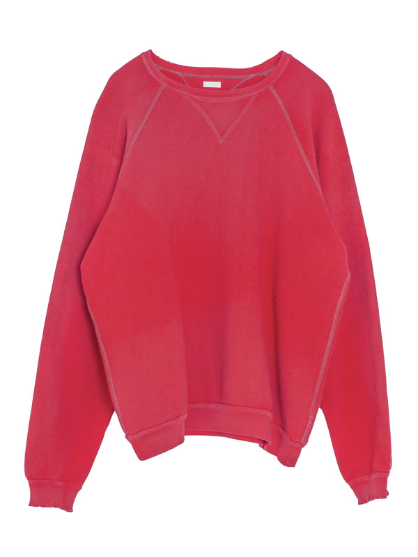 Vintage Double V Sweatshirt Red