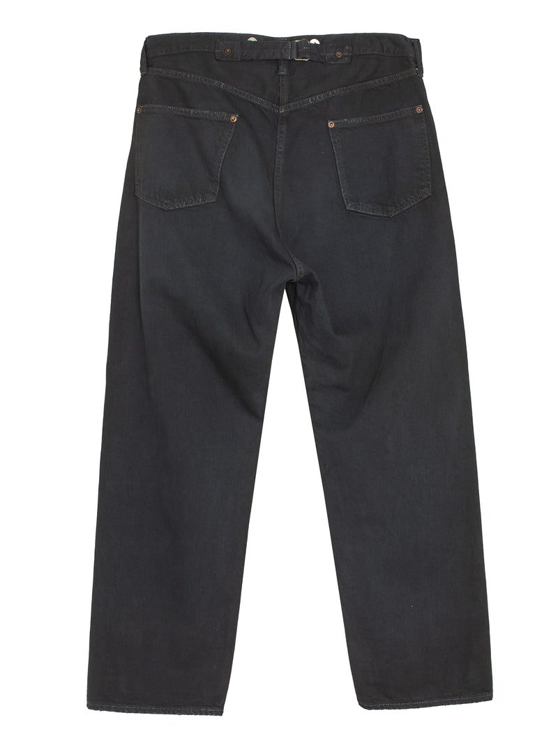 No22 Washed Wide Denim Pants Custom