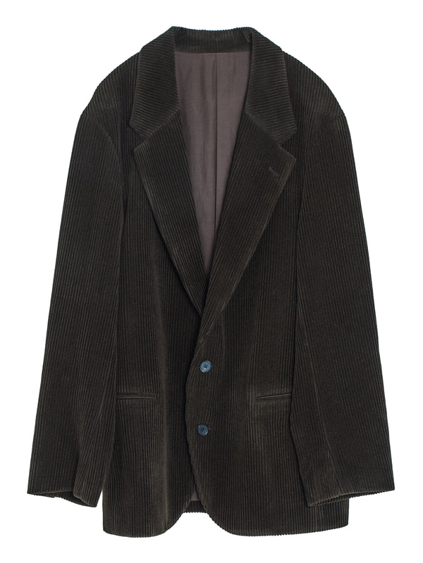 Wool Corduroy Jacket Khaki