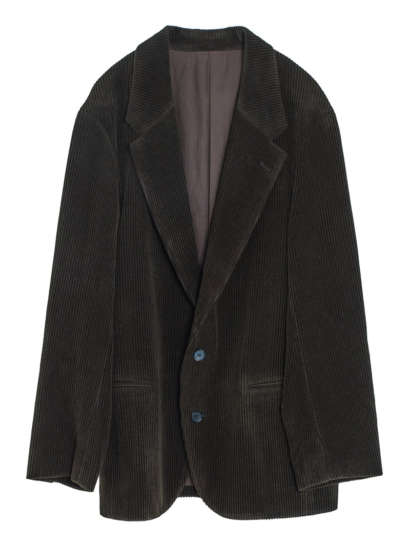 Wool Corduroy Jacket Khaki