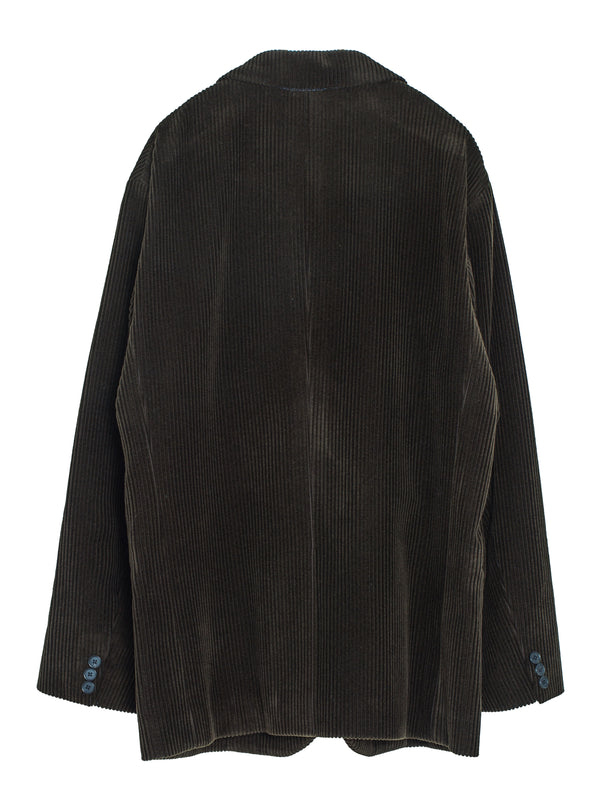 Wool Corduroy Jacket Khaki