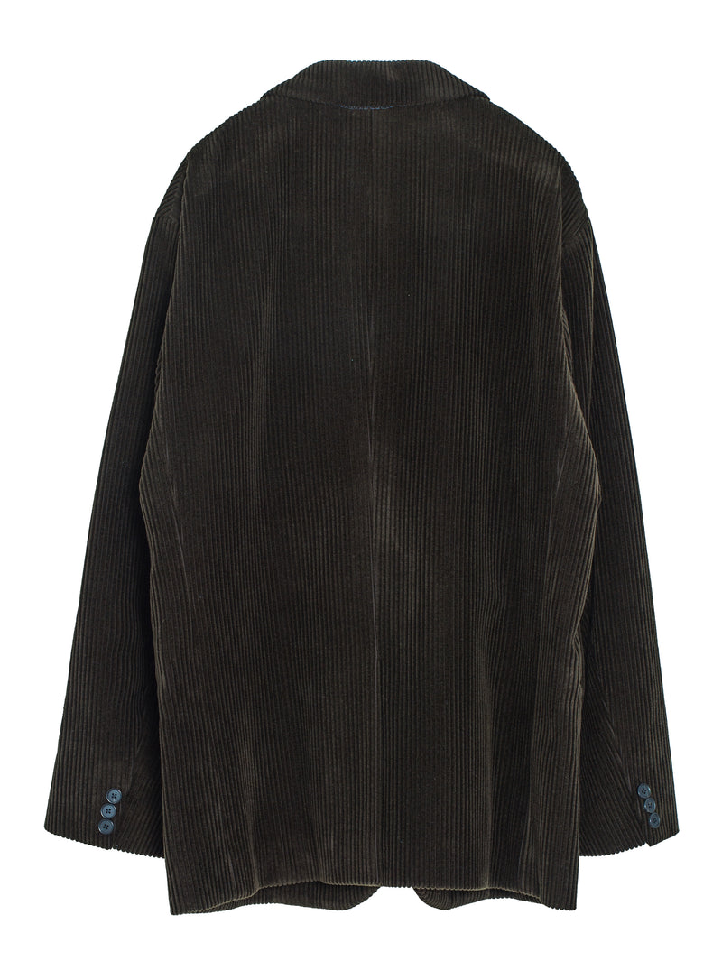 Wool Corduroy Jacket Khaki