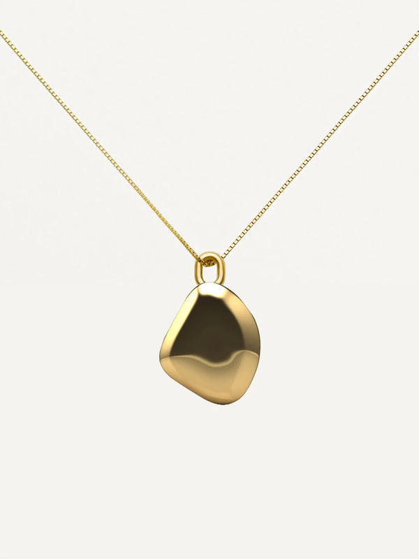 Quart De Soleil Necklace Gold