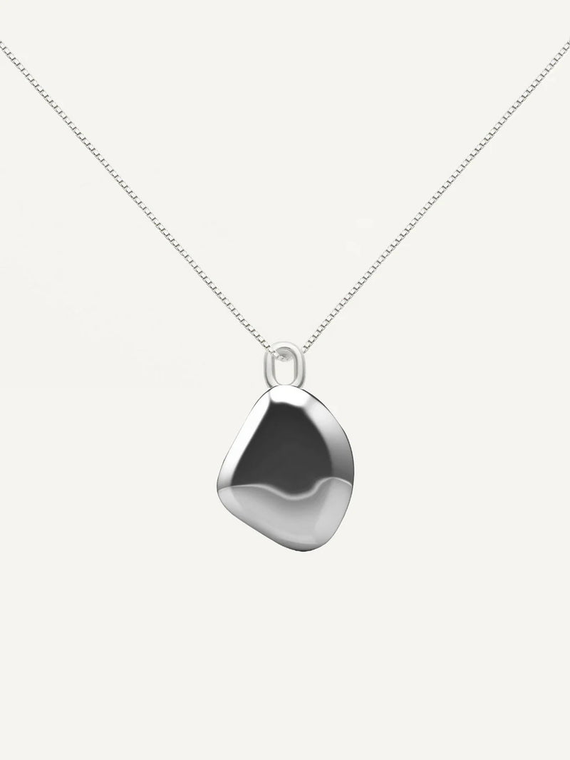 Quart De Soleil Necklace Silver