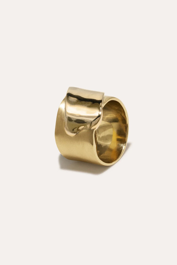 Ribbon Gold Vermeil Ring