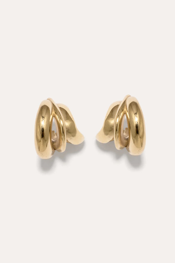 Dollop Gold Vermeil Earring Completedworks
