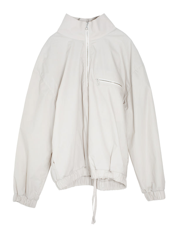 Windbreaker Popeline Chalk Waxed