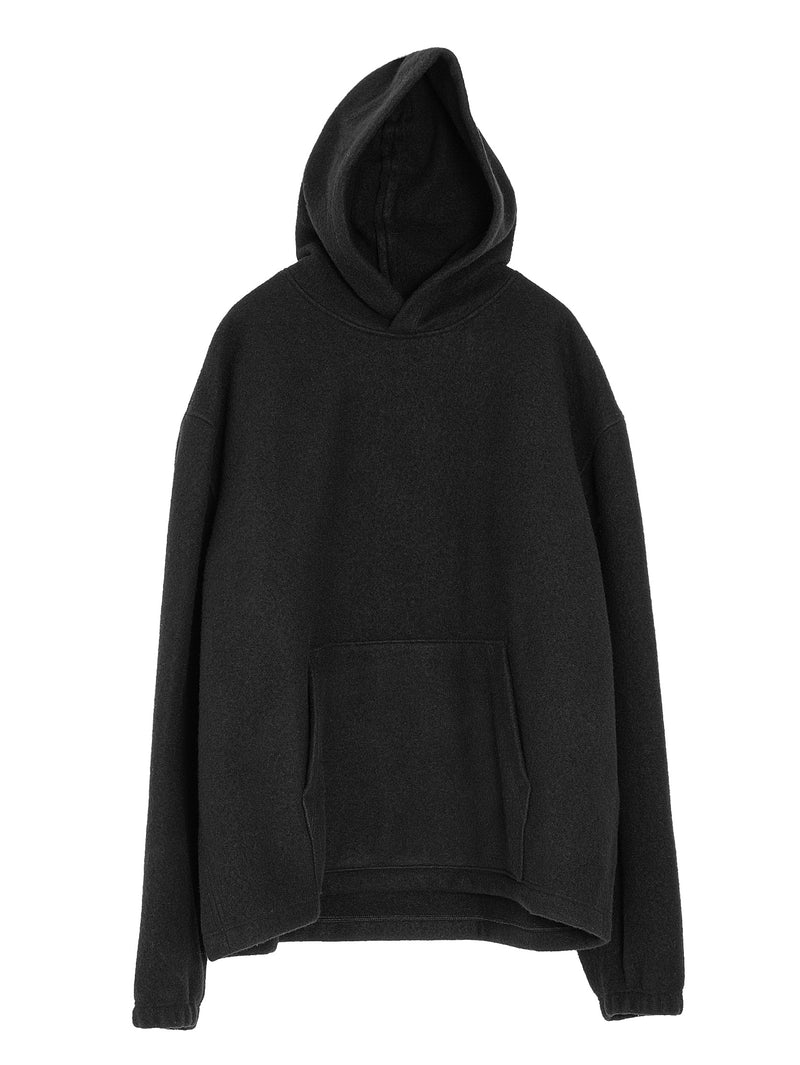 Natural Feleece Black Fleece Hoodie