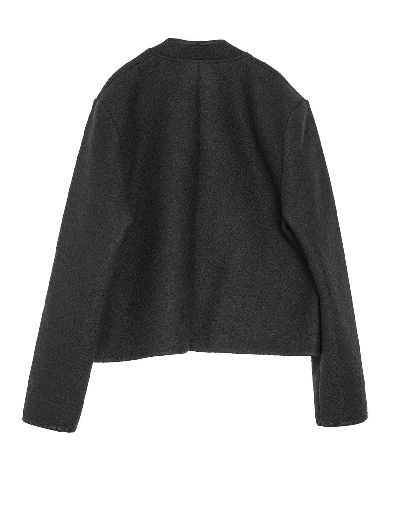 Walker Compact Jacket City Crop Black Felted