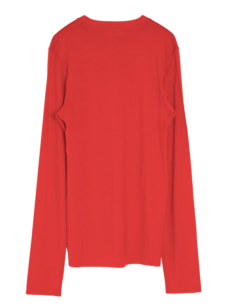 Polar Jersey Roundneck Orange Jersey Wool