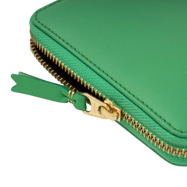 CDG Classic Line Zip Card Wallet Green SA2110