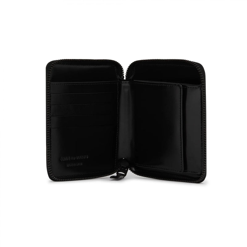 CDG Very Black Line Full Zip Around Wallet SA2100VB