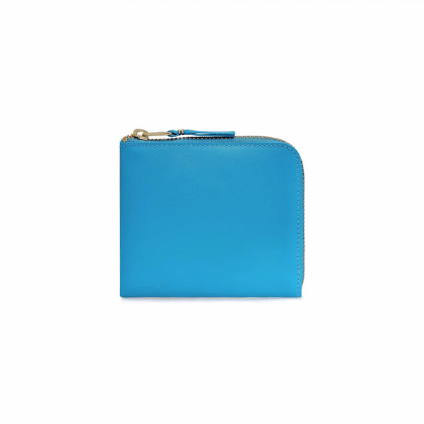 CDG Classic Line Side Zip Wallet Blue SA3100