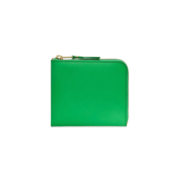 CDG Classic Line Side Zip Wallet Green SA3100