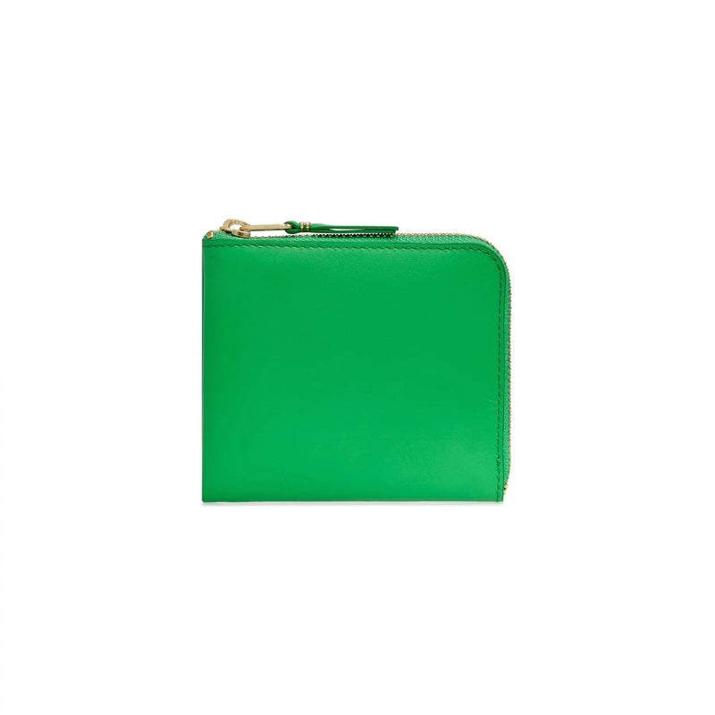 CDG Classic Line Side Zip Wallet Green SA3100