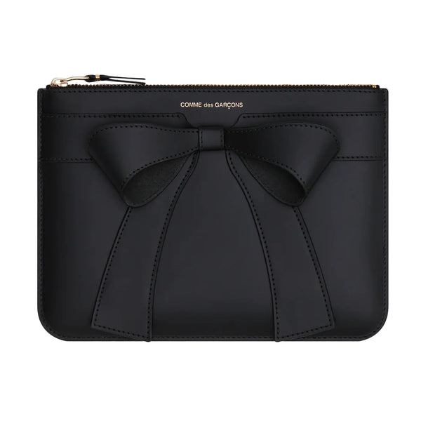 CDG Big Bow Pouch Black SA5100BB