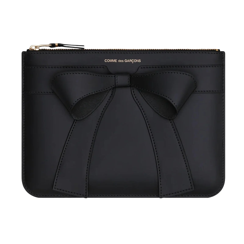 CDG Big Bow Pouch Black SA5100BB