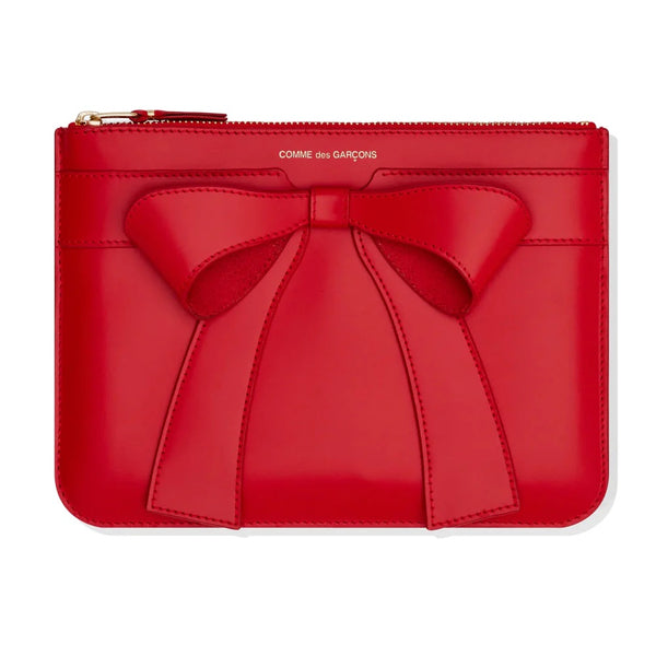 CDG Big Bow Pouch Red SA5100BB