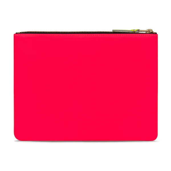 CDG Super Fluo Pouch Light Orange Pink SA5100SF