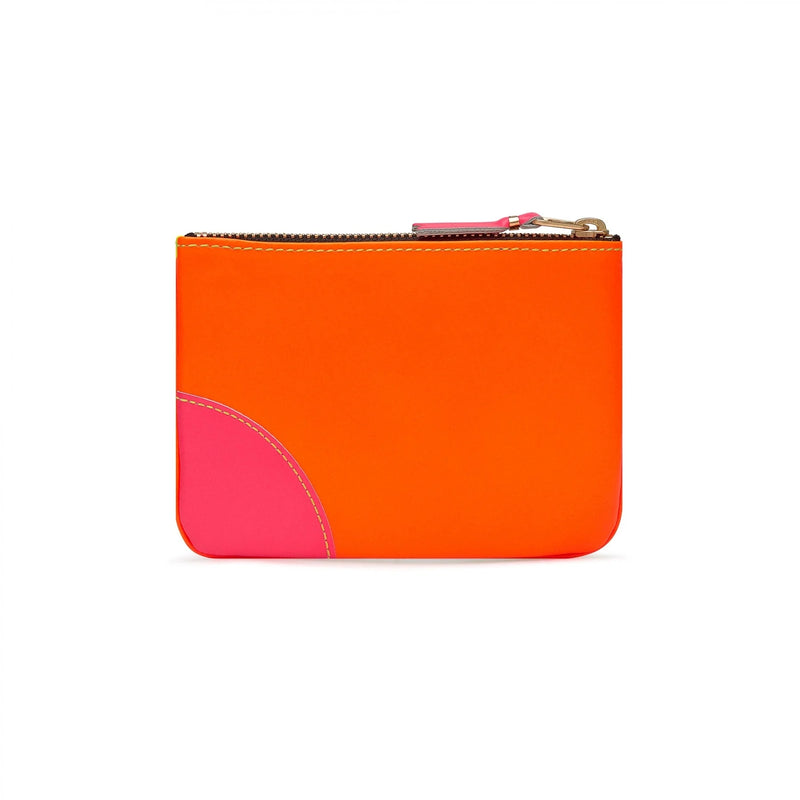 CDG Super Fluo Small Pouch Wallet Yellow/Light Orange