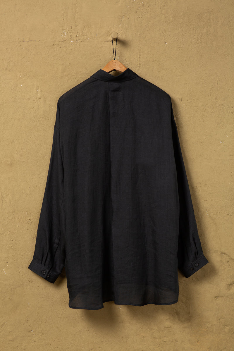 Shirt Nr.106 Fine Cavalry Twill Black