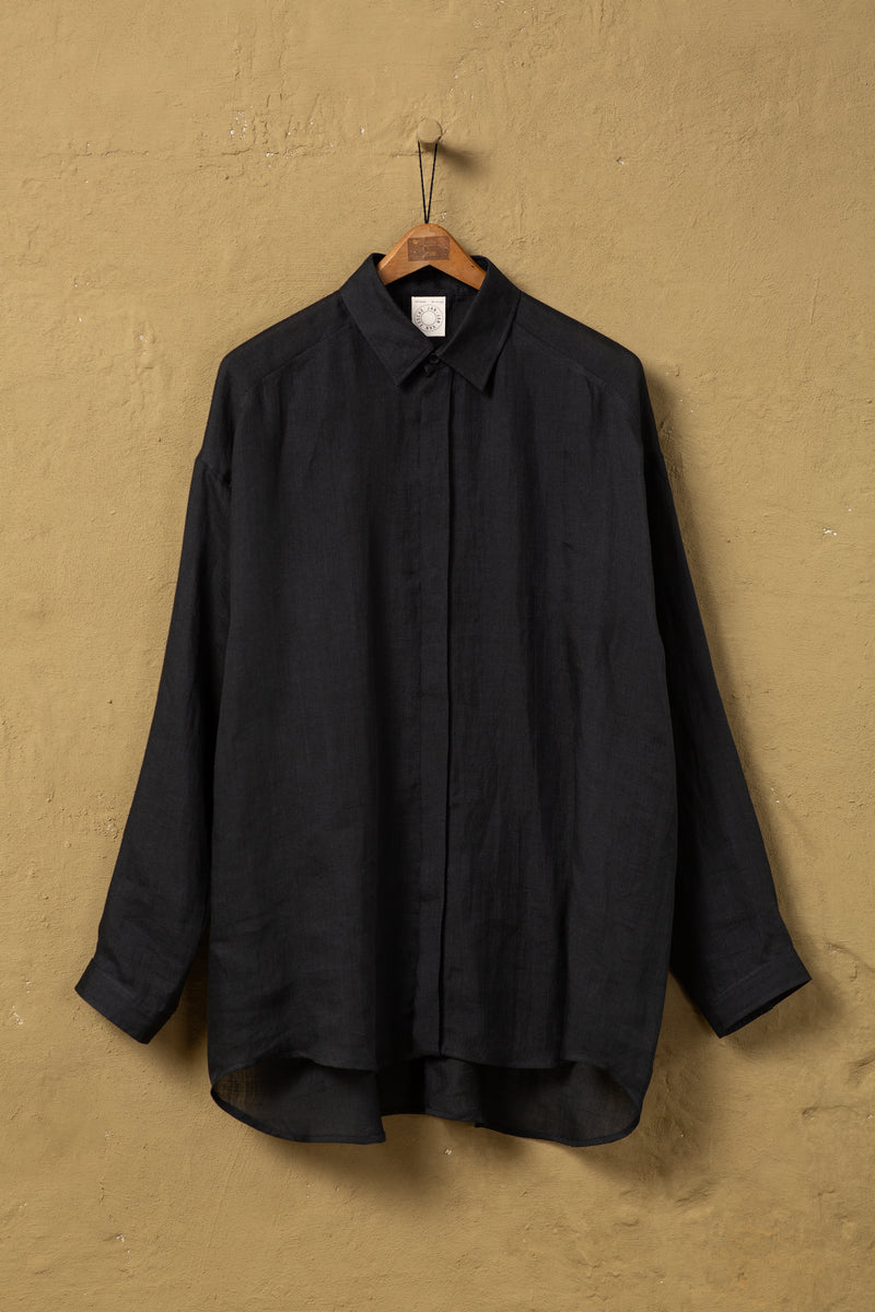 Shirt Nr.106 Fine Cavalry Twill Black