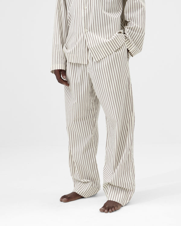 Cotton Poplin Pyjamas Pants Hopper Stripes